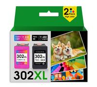 TODOINK 302XL Nero e Colore Cartucce d'inchiostro 302 XL cartucce per hp 302 xl