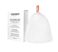 TODOKU JAPAN Rich Bubble Face Wash Soap Net, 4 strati Mesh, Marshmallow Whip Maker (PINK, One Size)