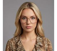 Tods Occhiali da Sole TO5272 069 Rosso Quadrato Montature 56mm Donna