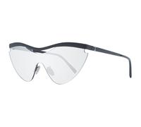 Tod's TO0340-H 0002C Women's Eyeglasses - Black Frame, Silver Accents, Square Design