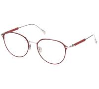 Tod's To5246 Occhiali Da Vista Donna Rosso Rotondo