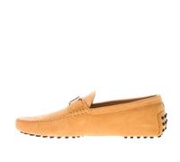 Tod's Uomo Mocassino Nuovo Gommino in Nabuk Giallo OCRA con Accessorio T Timeless Color Giallo Size 44 EU (UK 10)