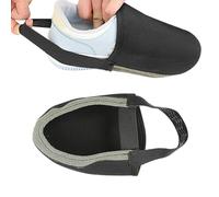 Toe Covers - Cycling Toe Protectors | ŤoeWarmers For Outdoor Cycling, Mountain Bike Half-length Clipless Shoe Covers With Hollowed-out Bottom, Heel Strap For Anti-slip, Hiking,And Water Resister