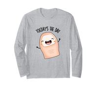Toe-Day's Il Giorno Divertente Gioco di Parole Maglia a Manica