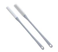 Toe Scrubber Brush - 15,75 pollici Foot Scrubber | Silicone Toe Brush - Deep Cleaning Massaggio Tool for Feet and Dead Skin Removal Includes a 40 cm Handle for Easy Reach in the Shower