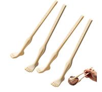 Toe Shaped Chopsticks PP 21cm 2 Pairs Foot Chopsticks | Funny Feet Design Reusable Non-Slip Eating Utensils, Funny Chopsticks 2 Pairs Humorous Non-slip Reusable