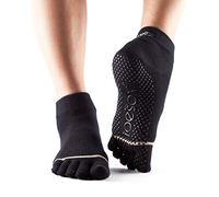 Toe Sox calze, Black, L