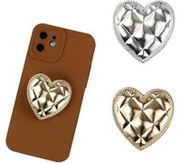 TOEECY 2 Pezzi Supporto ad Anello per Cellulare Cuore Supporto Impugnatura Telefoni Airbag Magnetico Cellular Grip Rotazione 360° Presa Sicura Base Magnetica per Smartphone e Tablet