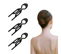TOEECY 3 Pezzi Forcine Capelli Vintage Forma U Fermagli Acconciatura Chignon Accessori Pettinatura Donna