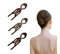 TOEECY 3 Pezzi Forcine Capelli Vintage Forma U Fermagli Acconciatura Chignon Accessori Pettinatura Donna