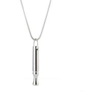 TOEECY Collana per la Respirazione Accessori per la Meditazione per la Consapevolezza Sollievo Dall'ansia e Dallo Stress Calmarsi Spostare l'attenzione Rilassamento Aiuto per il Sonno(Argento)
