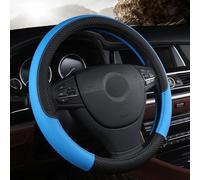 TOEECY Coprivolante Sportivo Romboidale Antiscivolo Premium Universale Cucitura Decorativa Protezione Volante Auto