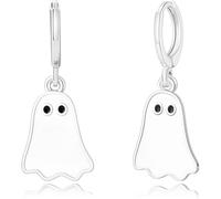 TOEECY Orecchini Donna Argento 925 Fantasma Pendenti Design Unico e Divertente Accessorio Moda per Tutte le Occasioni Regalo Compleanno Donna