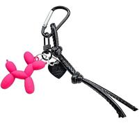 TOEECY Portachiavi A Forma Di Cane Palloncino Set Di 2 Portachiavi Con Anello In Silicone Portachiavi Per Donna Accessori Di Moda Portachiavi Ad Anello E Catena
