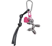 TOEECY Portachiavi Animale Scultura Silicone Ciondolo Moschettone Cuore Decorativo Accessorio Borsa