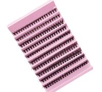 TOEECY Set Ciglia Finte Individuali Volume Naturale Ciglia Ciuffi Professionali Riutilizzabili Effetto Naturale Ciglia Finte Morbide