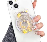 TOEECY Supporto e Impugnatura per Telefoni Cellulari Porta Cellulare da Dito Supporto Magnetico Base Impugnatura Orso Retrattile Pieghevole Airbag Phone Grip Accessori Telefono per Smartphone Tablet