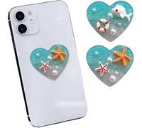 TOEECY Supporto Impugnatura Telefoni Magnetico Cuore Airbag Supporto ad Anello per Cellulare Round Rotazione a 360°Stella Marina Presa Sicura Delfino Base Estensibili Supporti per Hands Free