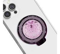 Toeecy Supporto Per Telefono Con Stelle Brillanti Impugnatura Rotante 360° Supporto Per Smartphone Accessorio Per Telefono Con Glitter Impugnatura Antiscivolo Per Cellulari(Pourpre)