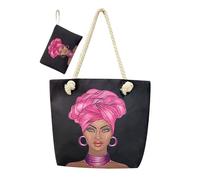 TOEECY Tote Bag Tela Borsa Shopper Donna Con Cerniera Borsa Stampata Borsetta Pieghevole Pochette Personalizzata Busta Regalo Compleanno Ragazza Per Lo Shopping Viaggi(B)