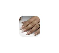 Toeecy Unghie Finte Francesi Con Punta Bianca Set Di 24 Pezzi Facili Da Applicare Durata Fino A 2 Settimane Riutilizzabili Unghie Artificiali Per Manicure Professionale A Casa
