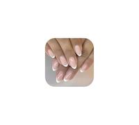 Toeecy Unghie Finte Francesi Con Punta Bianca Set Di 24 Pezzi Facili Da Applicare Durata Fino A 2 Settimane Riutilizzabili Unghie Artificiali Per Manicure Professionale A Casa
