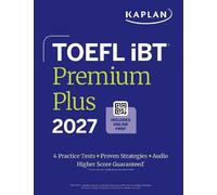 TOEFL iBT Premium Plus 2027: with 4 Practice Te (Tascabile) (PRESALE 17/12/2026)