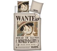 TOEI ANIMATION new discount 009OP-DVM - Set copripiumino One Piece + federe One Piece, colore: Beige