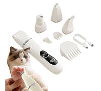 Toelettatore per Cani | Multifunzione con Display LED Ricaricabile USB,Tosatore Gatti - Per Cuccioli Animali Domestici Casa Interno Taglio E Rifinitura Unghie