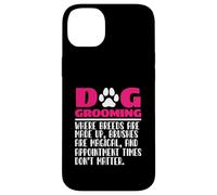 Toelettatore per cani, toelettatore per animali domestici, cura dei cuccioli, divertente toelettatura del cane Custodia per iPhone 14 Plus