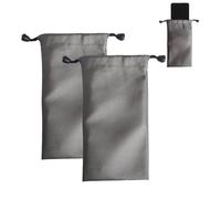 Toeloioh 2 custodie protettive E/M/F per telefono cellulare, 20 x 10,2 cm, E/M/F, blocco E/M/F per smartphone, difesa contro intrusioni di segnale, grigio