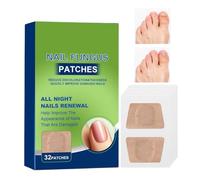 Toenail Patches, 32 Pieces Nail Renewal Patch, 10g Professional Foot Care Stickers, Ingrown Toenail Procedure, Crack and Discoloration Repair, Suitable ideal for Men, Athletes, Salon & Home Use