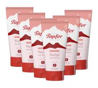 Töpfer Babycare - Gel detergente delicato per pelle e capelli, con crusca di frumento biologico e calendula biologica, 99% materie prime naturali, 6 x 150 ml