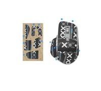 toergy 1 set di nastro antiscivolo per Logitech MX Master 4, resistente al sudore, facile da usare, design autoadesivo, kit di aggiornamento professionale per mouse, motivo stampato nero