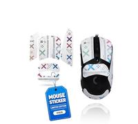 toergy 1 set di nastro antiscivolo per mouse Logitech G703 Lightspeed Pro, resistente al sudore, facile da usare, design autoadesivo, kit di aggiornamento professionale per mouse, stampa a colori