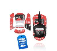 toergy 1 set di nastro antiscivolo per mouse Logitech G703 Lightspeed Pro, resistente al sudore, facile da usare, design autoadesivo, kit di aggiornamento per mouse professionale, motivo stampato