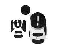 toergy 1 set di nastro antiscivolo per mouse per Logitech G309, resistente al sudore, facile da usare, design autoadesivo, kit di aggiornamento professionale per mouse, motivo fiocchi di neve neri