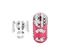 toergy 1 set di nastro antiscivolo per Rapoo VT2 MAX, resistente al sudore, facile da usare, design autoadesivo, kit di aggiornamento professionale per mouse, motivo stampato bianco