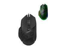 toergy 1 set di nastro antiscivolo per Razer Basilisk V3 Pro, resistente al sudore, facile da usare, design autoadesivo, kit di aggiornamento professionale per mouse, motivo fiocco di neve nero