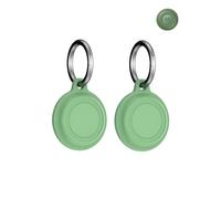toergy 2 custodie protettive per Motorola Moto Tag anti-perdita con portachiavi in silicone - Cover resistente ed elegante, impermeabile, anti-caduta - Verde