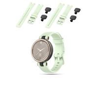 toergy Cinturino di ricambio in silicone per Garmin Lily, impermeabile, regolabile, per uomo e donna, robusto e durevole, verde