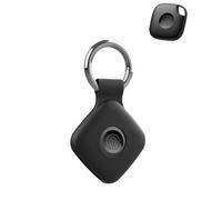 toergy Confezione da 1 Custodia per Tile by Life360 Mate 2024 con portachiavi in silicone - Custodia durevole ed elegante, impermeabile, anti caduta - Nero