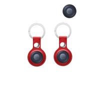 toergy Confezione da 2 custodie protettive per Motorola Moto Tag Smart Anti Loss Tracker portachiavi in silicone - durevole ed elegante cover impermeabile, anti-caduta, rosso