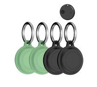 toergy Confezione da 4 custodie per Pohicoo con portachiavi in silicone - Custodia durevole ed elegante, impermeabile, anti-caduta - nero, verde