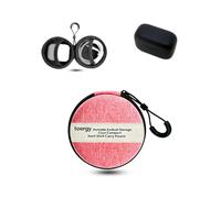 toergy Custodia compatibile con Anker Soundcore AeroClip, inodore, da viaggio, con tasca in rete, rosa
