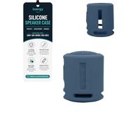 toergy Custodia in silicone compatibile con Sony SRS-XB100 SRS-XB13, blu | Custodia protettiva in morbido silicone compatibile con altoparlante Bluetooth Sony SRS-XB100 SRS-XB13, custodia antiurto