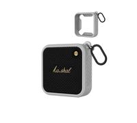 toergy Custodia in silicone per altoparlante Bluetooth Marshall Willen con fori precisi e materiali ecologici, antigraffio, antiurto, lavabile e piacevole al tatto, grigio