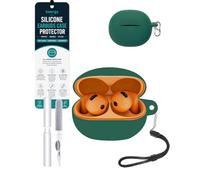 toergy Custodia in silicone per Huawei FreeBuds 7i con penna pulente | Custodia protettiva in silicone morbido compatibile con auricolari Huawei FreeBuds 7i con kit penna per la pulizia degli