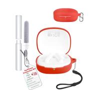 toergy Custodia in silicone per QCY T13 Pro HyperSpeed, antiurto, antigraffio, sottile, morbida, anti-impronte, protezione completa, compatibile con ricarica wireless, per uso quotidiano e all'aperto
