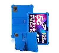 toergy Custodia in silicone per tablet Doogee V Pad da 12 pollici - Custodia Premium con aperture precise, anti-shock, antigraffio, regolazione multi-angolo e sensazione confortevole al tatto, blu